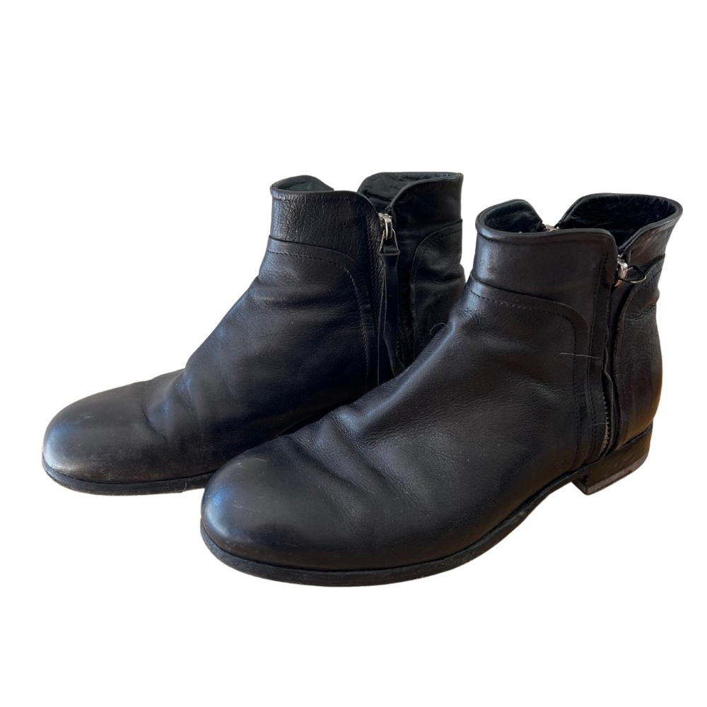 Italian Leather Booties